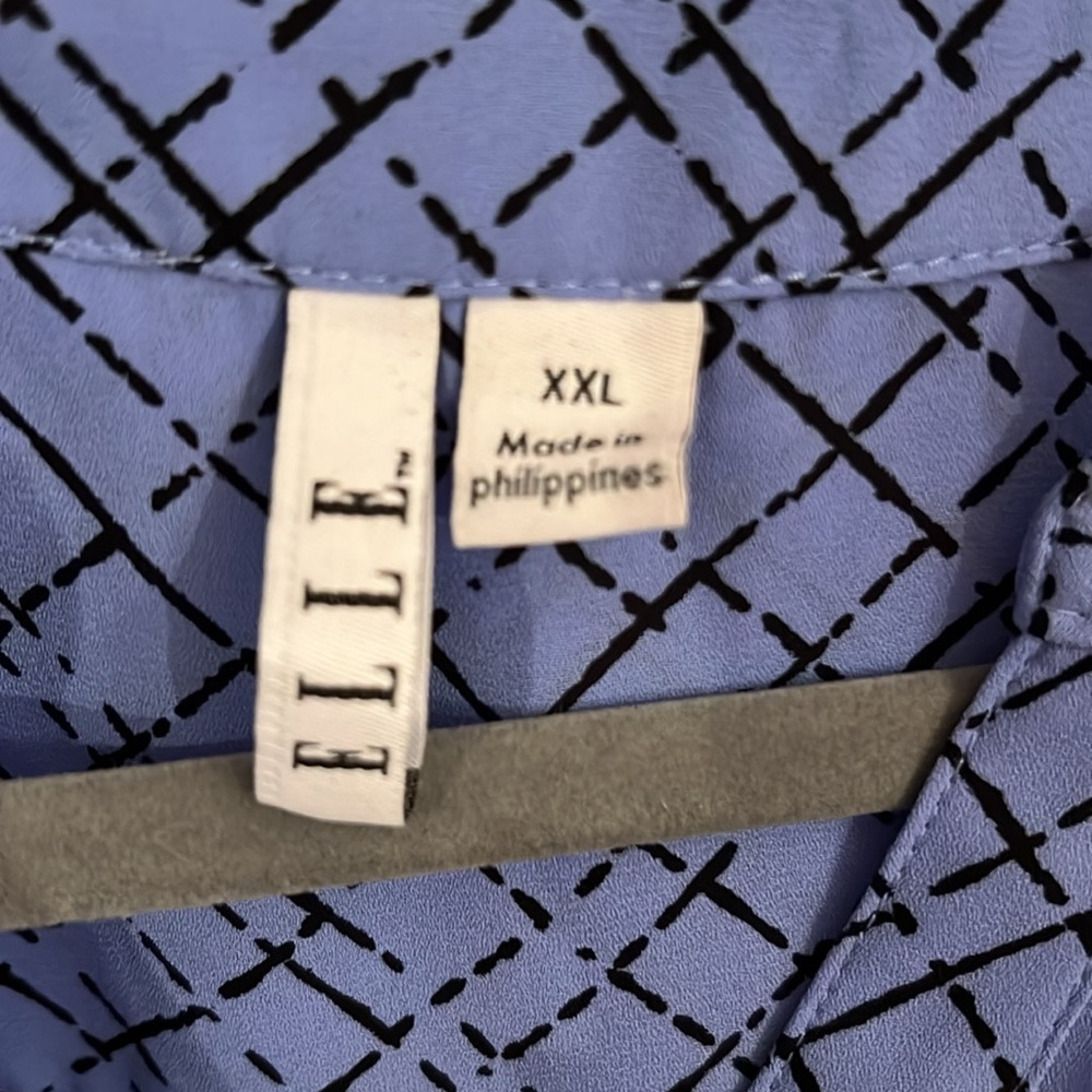 Blue Patterned Top - Picture 3 of 7